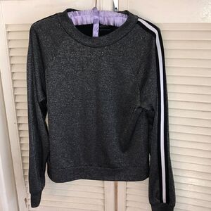 Urban Outfitters Shimmer Retro Racer Stripe Sleeves. Eye 👁 catching! Skating?